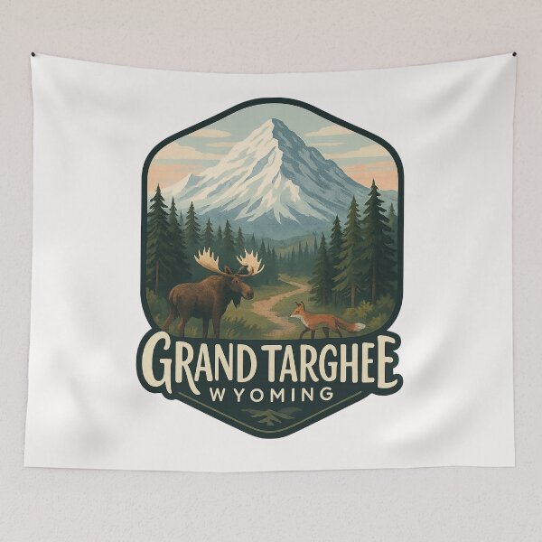 Item preview, Grand Targhee Wildlife and Mountain Trail designed and sold by Places On Earth.