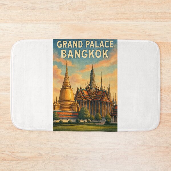 Item preview, Grand Palace Bangkok Sunset View designed and sold by Places On Earth.