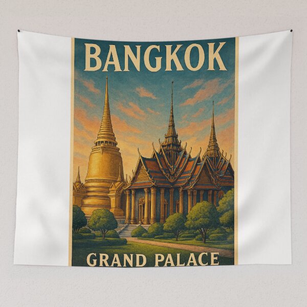 Item preview, Bangkok Grand Palace at Dusk designed and sold by Places On Earth.