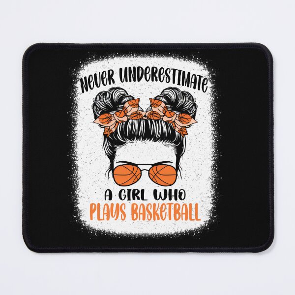 Item preview, Trendy Basketball Girl Hair Bun T-Shirt designed and sold by TinaMDedrick.