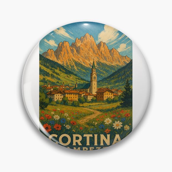 Artikelvorschau, Cortina d’Ampezzo – Almwiese mit Dolomiten entworfen und verkauft von Places On Earth.