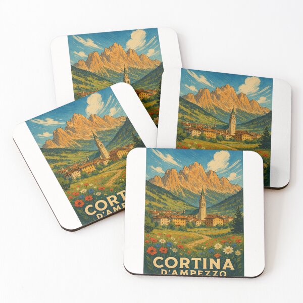 Item preview, Cortina d’Ampezzo Alpine Meadow with Dolomites designed and sold by Places On Earth.