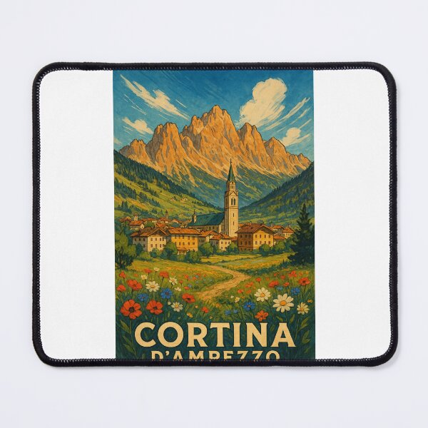 Item preview, Cortina d’Ampezzo Alpine Meadow with Dolomites designed and sold by Places On Earth.