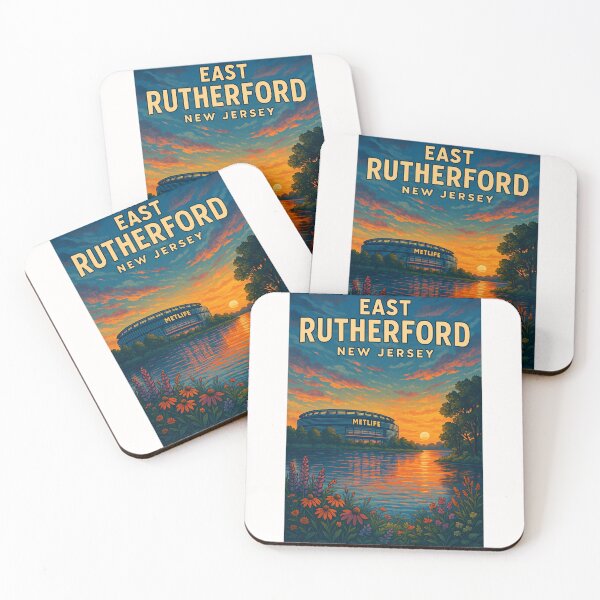 Item preview, East Rutherford Sunset with MetLife Stadium designed and sold by Places On Earth.