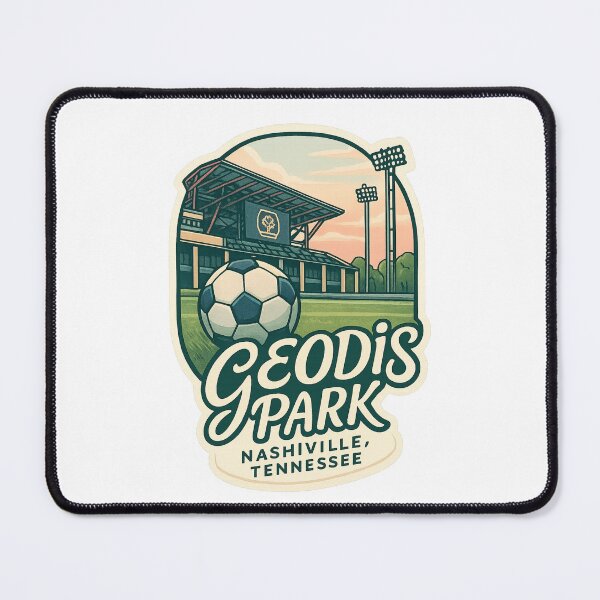 Item preview, Geodis Park Soccer Field with Nashville Skyline designed and sold by Places On Earth.