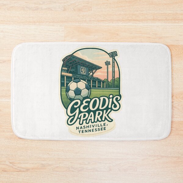 Item preview, Geodis Park Soccer Field with Nashville Skyline designed and sold by Places On Earth.