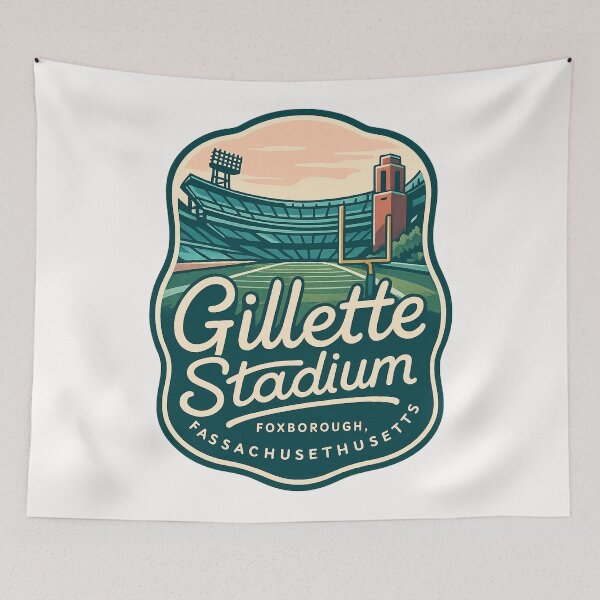 Item preview, Gillette Stadium Field View, Foxborough designed and sold by Places On Earth.