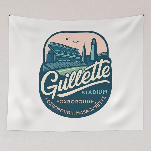 Item preview, Gillette Stadium with Lighthouse, Foxborough designed and sold by Places On Earth.