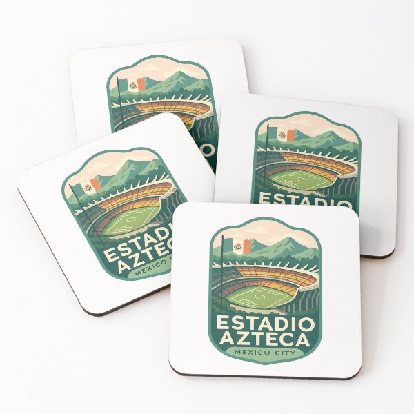 Item preview, Estadio Azteca and Volcano Peaks, Mexico City designed and sold by Places On Earth.