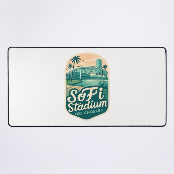 Item preview, SoFi Stadium Sunset and Palms, Los Angeles designed and sold by Places On Earth.