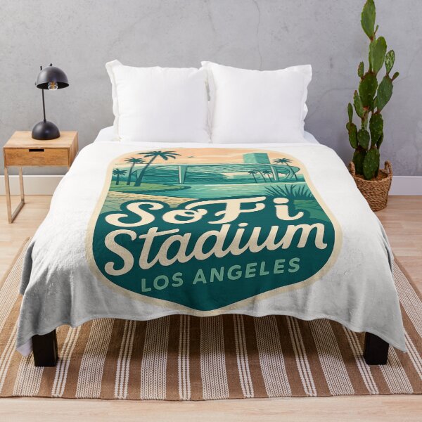 Item preview, SoFi Stadium Sunset and Palms, Los Angeles designed and sold by Places On Earth.