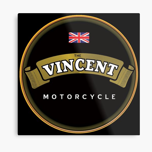 The Vincent Motorcycles UK Metal Print