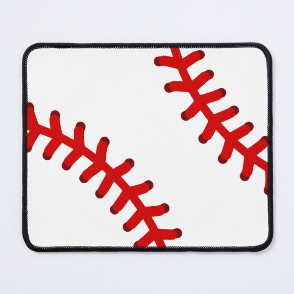 Item preview, Red Baseball Stitch Pattern - Minimalist Sports Design designed and sold by EpicSportsArt.