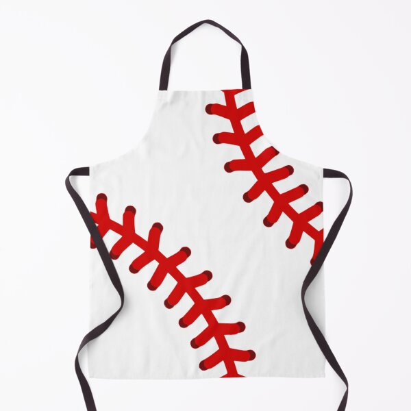 Item preview, Red Baseball Stitch Pattern - Minimalist Sports Design designed and sold by EpicSportsArt.