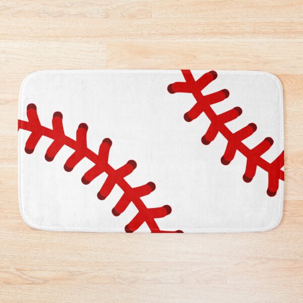 Item preview, Red Baseball Stitch Pattern - Minimalist Sports Design designed and sold by EpicSportsArt.
