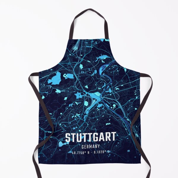 Item preview, Stuttgart Midnight City Map designed and sold by HomeLivingCo.