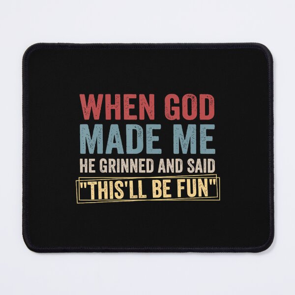 Item preview, Christian Faith Quote Xmas When God Vintage Me Made designed and sold by RobertGonzano.