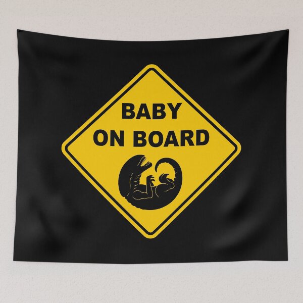 Item preview, Xenomorph Baby on Board designed and sold by agearb.