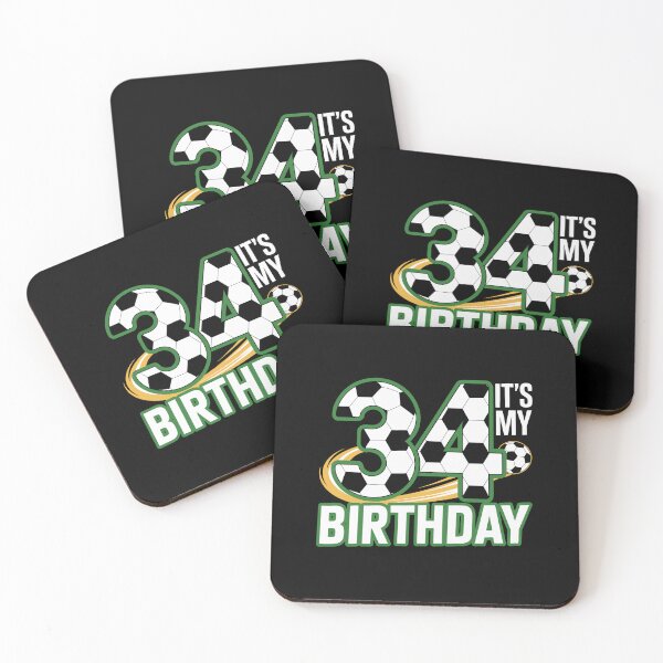 Item preview, 34 Birthday Soccer  designed and sold by jkrphoto.