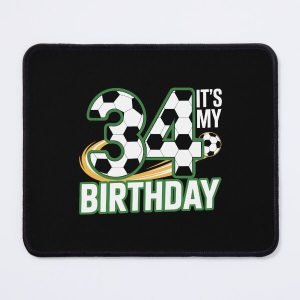Item preview, 34 Birthday Soccer designed and sold by jkrphoto.