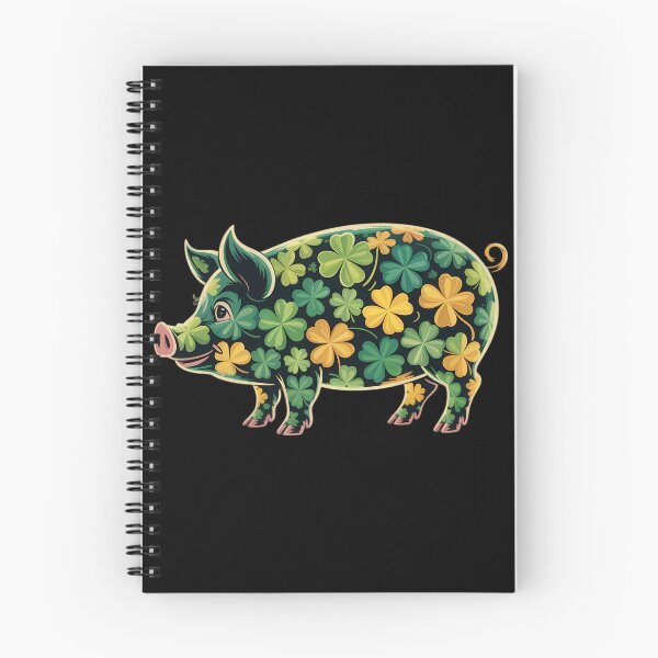 Item preview, Pig Irish Lucky Green Shamrock Clover - St Patricks Day designed and sold by ValerieRodrigue.