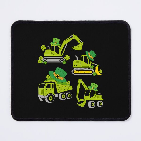 Item preview, Irish Construction Truck Crane Toddler Boys St Patricks Day designed and sold by ValerieRodrigue.