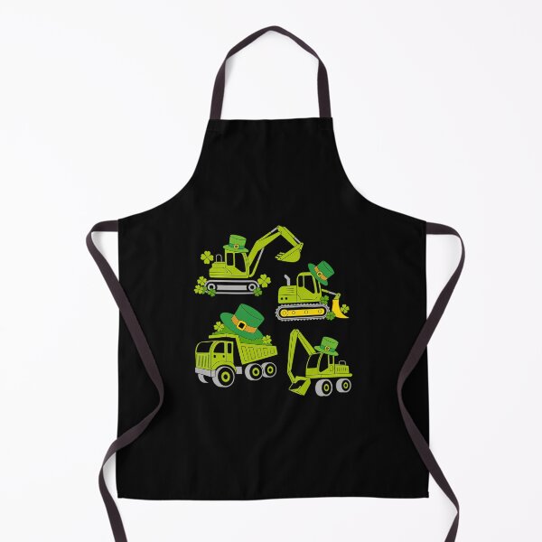 Item preview, Irish Construction Truck Crane Toddler Boys St Patricks Day designed and sold by ValerieRodrigue.