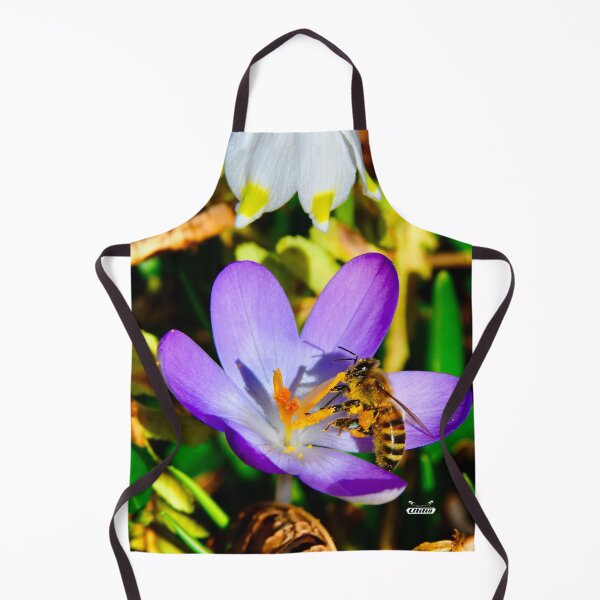 Item preview, Honeybee in a flower calyx – Lovable & Delicate / Swiss Artwork Photography designed and sold by Raphael Wolf.