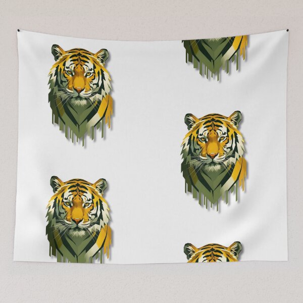 Item preview, AN ARTISTIC AND GEOMETRIC TIGER designed and sold by infinitearte.