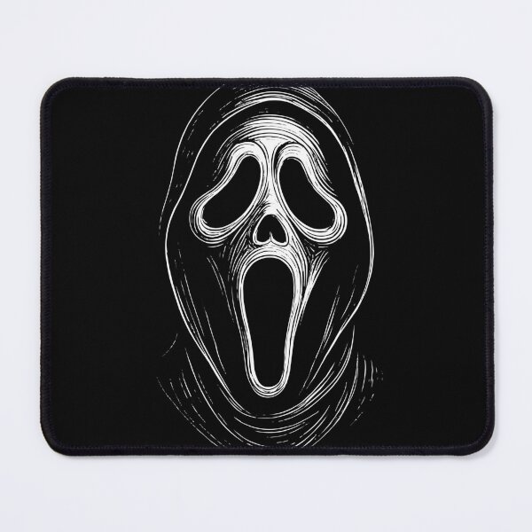 Item preview, Hooded Scream Mask Illustration designed and sold by VikArtStudio.