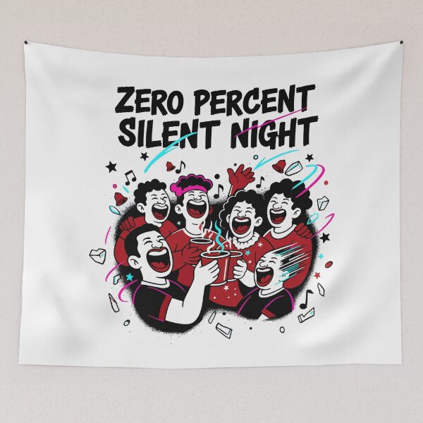 Item preview, Zero Percent Silent Night designed and sold by Clay Artista.