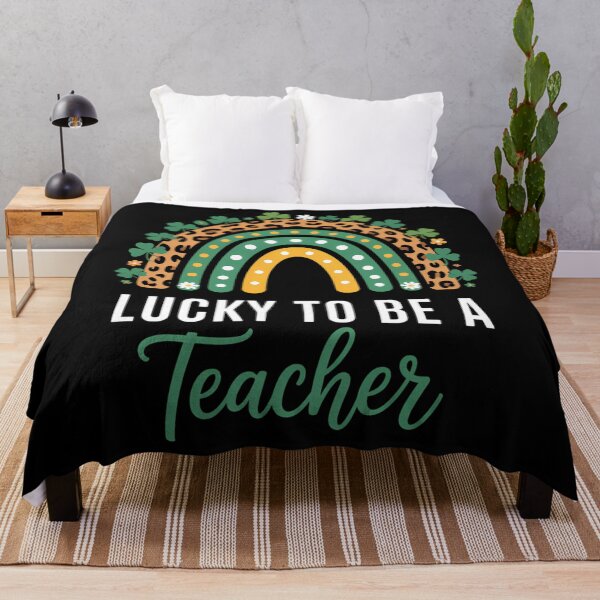 Item preview, Lucky To Be A Teacher Rainbow Teacher St Patricks Day designed and sold by ValerieRodrigue.