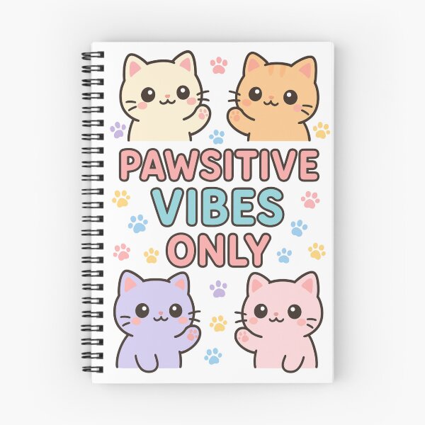 Artikelvorschau, Kawaii Pastellkatzen – Nur positive Vibes! Niedliche Katzenillustration entworfen und verkauft von LittleRags.