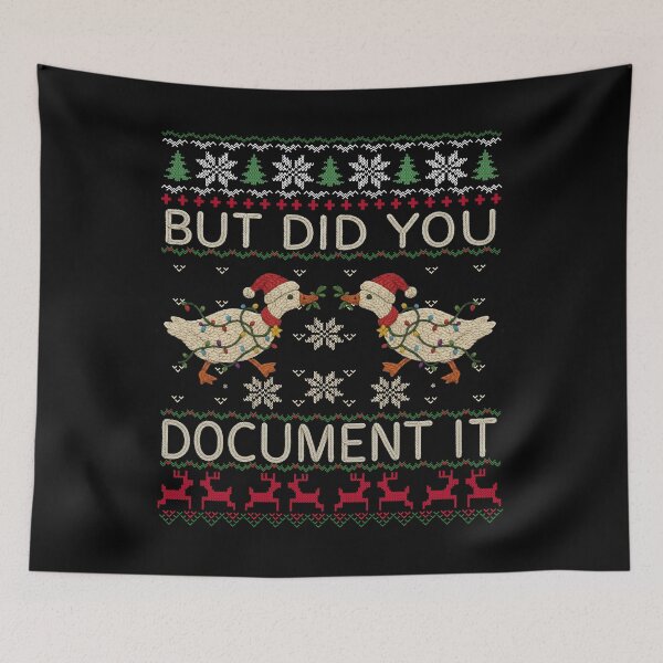 Item preview, Funny Festive Goose Coding Christmas Sweater designed and sold by LashondaGreen89.
