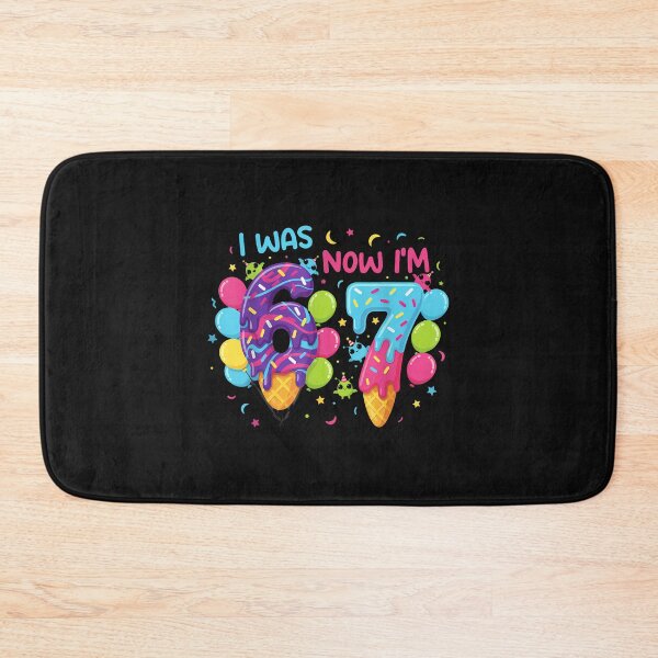 Item preview, 7 Year Old Birthday Ice Cream 6 Now I'M 7 67 Funny For Kids designed and sold by facegm.