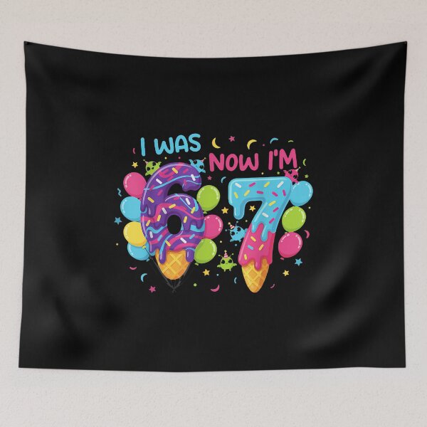 Item preview, 7 Year Old Birthday Ice Cream 6 Now I'M 7 67 Funny For Kids designed and sold by facegm.