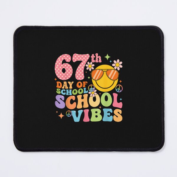 Item preview, 67 Days Of School Meme 100Th Day Of School Vibes Smile Face designed and sold by facegm.