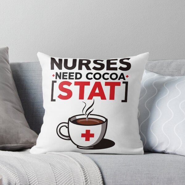 Item preview, Nurses Need Cocoa STAT – Funny Aussie Nurse Design designed and sold by TroyTheTerrific.