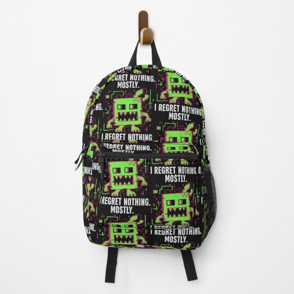 Item preview, I Regret Nothing Mostly Pixel Monster Glitch Design designed and sold by SplashTastic.