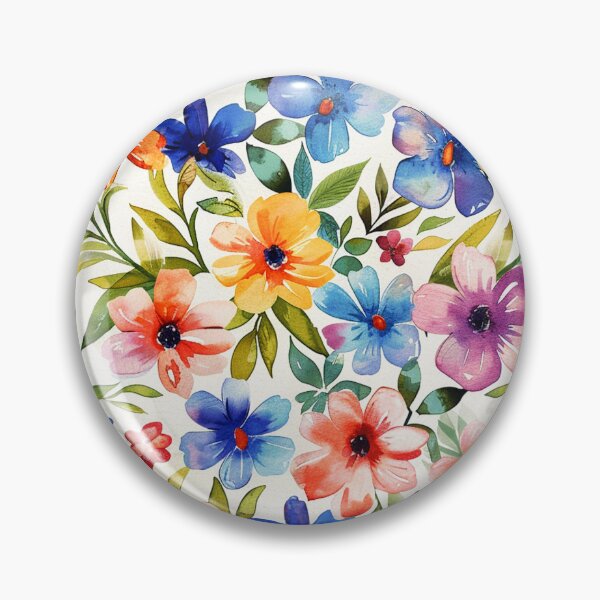 Item preview, Watercolor-Style Spring Flowers Colorful Art Designs designed and sold by DEC02.