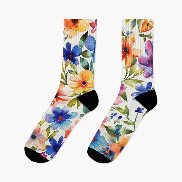 Item preview, Watercolor-Style Spring Flowers Colorful Art Designs designed and sold by DEC02.