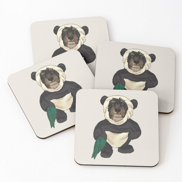 Item preview, Cute Dog in a Panda Costume designed and sold by AuraBerryArt.