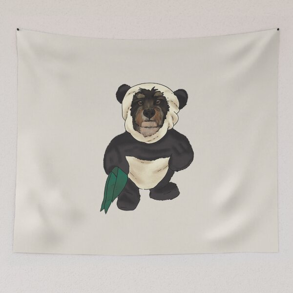Item preview, Cute Dog in a Panda Costume designed and sold by AuraBerryArt.