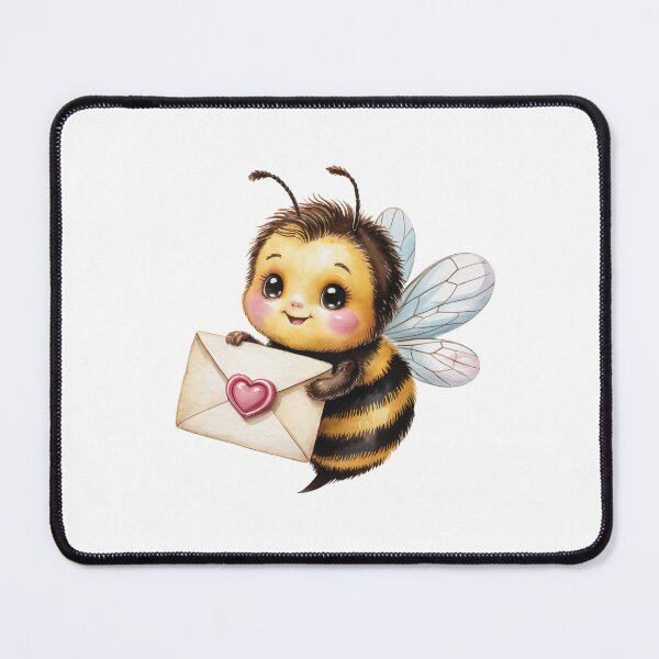 Item preview, Adorable Bee with Heart Envelope designed and sold by jkrphoto.