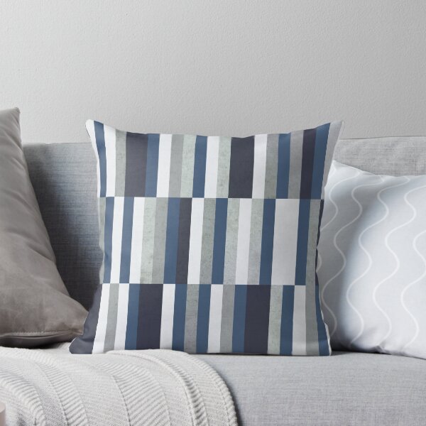 Item preview, Ocean Geometry - Modern Nautical Stripes in Blau Navy Gray designed and sold by Petra Lang.