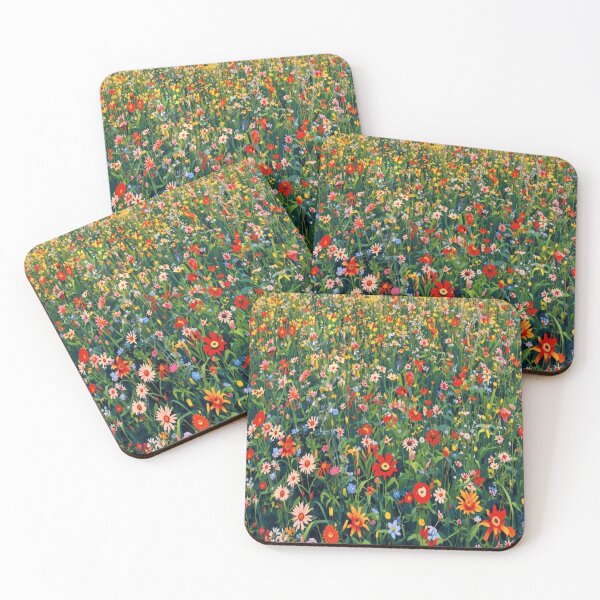 Item preview, Colorful meadow flowers designed and sold by PierreAlbijanic.