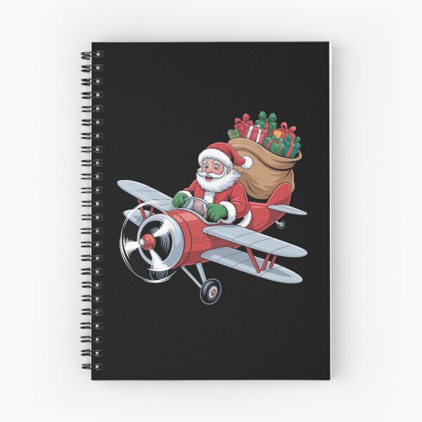 Item preview, Santa Claus Flying Airplane Christmas Pajama Toddler Kids designed and sold by VasilisLamArt.
