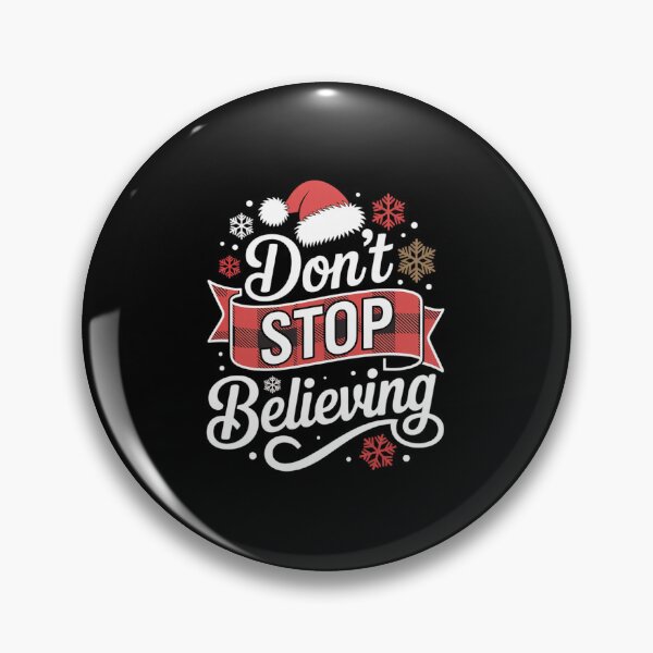 Item preview, Santa Claus Don't Stop Believing Christmas Letter Print designed and sold by khorbiasieno.