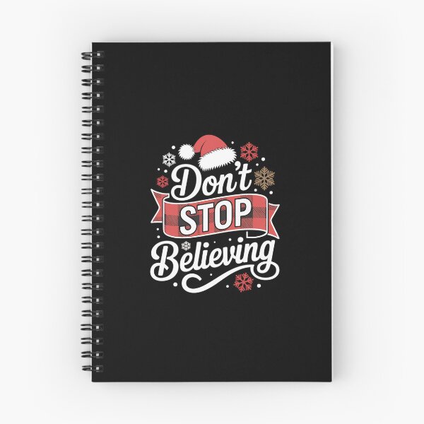 Item preview, Santa Claus Don't Stop Believing Christmas Letter Print designed and sold by khorbiasieno.