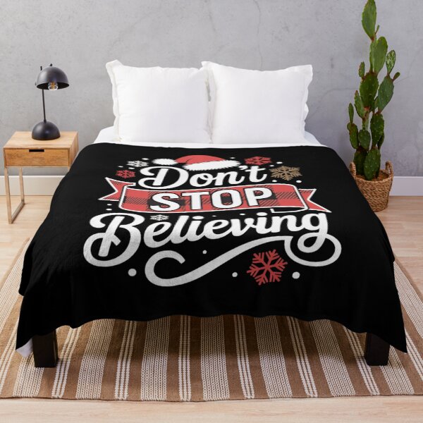 Item preview, Santa Claus Don't Stop Believing Christmas Letter Print designed and sold by khorbiasieno.